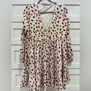 Cream Shift Dress, Worn Once